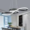 Moderna Hängsmycke ljuskrona Lampor för kontorsmatsal Kök Aluminium Luster Nordic Living Room Chandeliers Lighting Fixtures