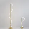 플로어 램프 포스트 모던 황금 실버 검은 흰색 음악 노트 디자이너 램프 라이트 로비 침실 플로어
