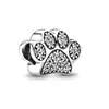 Brand New s925 Sterling Silver Beads Charms Luxuoso Cute Feather Frisado DIY Pingente Original Fit Pandora Bracelet Classic Fashion Jewelry Women Gift