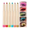 Più nuovo elegante 22 colori Nightclub Eye Shadow Pen Portable Dual-purpose Rasatura Eyeliner Stick Popolare Trucco degli occhi Cosmetici all'ingrosso ZL1286