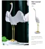 Nordic Simulation Resin Red Crowned Crane Craft Moderne Decoratieve Voorwerpen Beeldjes Woonkamer Ornamenten Bruiloft Decoratie Props Home Decor