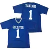 UF CEOMIT #1 Sean Taylor Jersey 100% STITCHTE S High School voetbalshirts Blue S-4XL Hoge kwaliteit snelle verzending