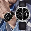 2022 uhren Männer Mode Sport Edelstahl Fall Leder Band Uhr Quarz Business Armbanduhr Reloj Hombre