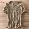 Männer T-Shirts Italien Marke Sommer Männer T-shirt Casual Baumwolle Kurzarm Oansatz Kaffee Farbe T Shirt Mode Kleidung Camisa #212