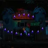 سلاسل بطارية تدير Halloween زخرفة الأضواء 10/20/40 LED العنكبوت الأرجواني لألواح الحفلات