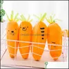 Pencil Bags Cases Office School Supplies Business Industrial Creative Carrot Pen Bag Stationery Novelty Kawaii Plush Case For Student Gift