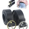 Belts Fashion Accessories Punk Belt Round Metal Circle Designer Brand O Ring Leather For WomenBelts