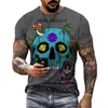 T-shirts pour hommes Motif de style Halloween pour hommes et enfants peuvent être personnalisés avec des motifs imprimés en 3D Éléments intéressants Mild22