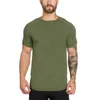 Мужская футболка для одежды фитнес-футболка мужская мода продлить хип-хоп лето-футболка с коротким рукавом.