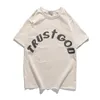 West Kids Zie Ghosts Oversize Men T -shirt Tour herdenkingsroep gedrukt Retro losse Harajuku Crew Neck korte mouw T -shirt 220611