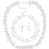 Sautoirs Blanc Puka Coquille Naturelle Pièce Irrégulière Puces Coquillage Collier Ras Du Cou Femme Mode Été Plage Bijoux Colliers Pour Femmes