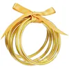 Brazalete de colores brillantes budista Rush lentejuelas pulsera fina Bharm niñas silicona plástico brillo gelatina amuleto de la suerte Buda luz regalo brazalete