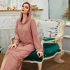 Roupas étnicas rosa muçulmano abaya dubai islã turco vestido hijab árabe kaftan manto djellaba femme vestidos africanos para mulheres caftan marocai