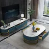 Wohnzimmermöbel Marmor Couchtisch Nordisch einfache moderne Größe Apartment Kohlenstoffstahl Metall Basisrahmen Licht Luxus kreativ kreativ