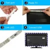 Paski 1m/2m/3m 5V 60SMD/m RGB LED Pasek Light Light Break TV Zestaw oświetlenia z USB 24 Klucz zdalnie sterowany