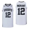 Crestwood Knights High School 12 Ja Morant Basketball Jerseys Couleur de l'équipe Noir Blanc Vert Marine Jaune Split Murray State Racers Grizzlie Stitched Jersey