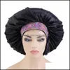 Bonnet/Skl Casquettes Chapeaux Chapeaux Foulards Gants Accessoires de Mode Grande Taille Style Ethnique Brodé Satin Nuit Bonnet de Sommeil Doux Femmes Élastique