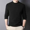 COODRONY Long Sleeve Mock Neck T-Shirt Men Brand Clothes Autumn Winter New Arrival Pure Color Soft Warm T Shirt Homme Tops Z5116 T220808
