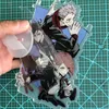 Portachiavi Anime giapponese Jujutsu Kaisen Figura Supporto in acrilico Piastra Gojou Itadori Fushiguro Kugisaki Modello d'azione Segno in piedi Emel22