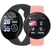 Braccialetti intelligenti d18 schermo rotondo smartbracelet con smartwatch sport sport schermo hd lcd d18s