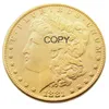 US Morgan Dollar 1878CC-1893CC GOLD CRAFT CORPATE COIN COIN