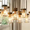 Lampy wiszące nordyckie szklane lampy butelek LED salon sypialnia do sypialni dekoracje domowe oprawy oświetleniowe lampa na poddaszu