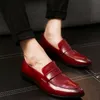 Tasarımcı-Katı Soluk Renk Erkekler Loafer Büyük Boy Erkek Ayakkabı Klasik Tasarımcı Sürücü Ayakkabı Düğün Grand Flats Oxford Ayakkabıları ZY442 Üzerinde Kayma