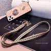 Mobile Phone Straps Phone Wrist Straps Weave Strap Wrist Rope Hanging Neck Rope Colorful Ornaments Key Chain AA220318