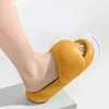 Bread Slippers Small Blue Outdoor Home Slippers Women Trend Wear Shopping Sandals J220716