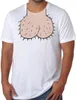 Męskie koszulki kutasowe t-shirt męska śmieszna sukienka kostium stag stag doo do penis żart vintage krótkie rękawe of-dół tshirtmen's