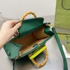 ダイアナ竹のショッピングハンドバッグクラシックスクエアクロスボディトートバッグレディース品質肩mssengerバックパッケージレター複数色の長いケース