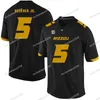 CEOMITNESS NCAA College Football Jersey Missouri Tigers 3 Drew Lock 5 Taylor Powell 4 Jonathan Nance 1 Tyler Badie 12 Johnathon Johnson 84 Emanuel Hall