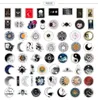 60st Poster Skateboard Stickers Gothic Moon for Car Baby Scrapbooking Pencil Case Diary Phone Laptop Planner Decoration Book Album Kids Toys Diy Decals