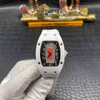 腕時計リストウォッチデザイナーリチャミルズマイノリティセラミックファッションウォッチレディースホワイトホローアウトダイヤモンドスカイスター