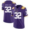 LSU Tigers NCAA College Football Jersey 22 Clyde Edwards-Helaire Jerseys Jamarr Chase Justin Jefferson Jacob Phillips Nick