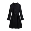 Plus Size Dresses 6XL 5XL 4XL Women Long Sleeves Spring Autumn Femme Chic Fashion Button-up Midi Shirt Dress Female DressesPlus