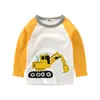 Sring Kids Close Boys 100 Cotton T Shirts Children Autumn Sweatshirts 만화 소녀 긴 소매 탑 아기 소년 T 셔츠 220620