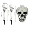 Anderes Event Partyzubehör 1Set Halloween Fake Skull Skeleton Human Hand für H 220823