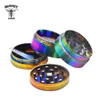 PIPE New colorful zinc alloy 40mm four layer metal smoke mill