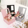 Custom Pink Silvery Grey Flat Pack Vouwende Doos Verpakking Magnetisch Papier Opvouwbare Giftdoos