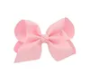 Inch Fashion Childrens Ribbon Bow Clips Ragazze Large Bowknot Headwear Kids Hair Boutique Archi Accessori per neonati Forcina