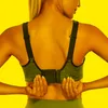 Completo da yoga 40 42 B C D DD E F Reggiseno sportivo da donna ad alto impatto Spalline regolabili Non imbottito Supporto per figura intera Corsa Allenamento Ferretto