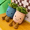 New simulation green succulent doll plush ornaments living room fun potted plant toy doll
