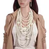 Europe FY and the United States fashion exaggeration multi-layer pearl necklace long sweater chain jewelry Y200730280L