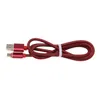 PU Leather Micro Type C USB Cables Fast Charger Data Sync Sync Charging Coll Cable Cable