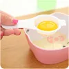 Süblimasyon araçları 1 adet yumurta sarısı ayırıcı bölücü beyaz plastik uygun ev yumurta aracı pişirme pişirme aracı mutfak aksesuarları