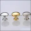 Handles Pls Door Hardware Building Supplies Home Garden Ll Knob Screw Gold Color Fashion Doorknobs Der Cabinet Furnitures Han Dhiu2