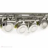 104 Flute C Tune Nickel Silver Compated 16 Gesloten Holes Professional Musical Instrument With Case