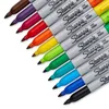 Новые 1224 ПК Установите Sanford Sharpie Oil Marker Marker Rened Marker Marker Art Pen Perment Color Marker Pen Office канцелярские товары 1 мм NIB 201120