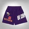 Shorts Masculino El Capitan D'Angelo Russell Calça Masculina Fitness Praia Calça Masculina Esportes Basquete Malha Respirável Shopping Shorts Masculino